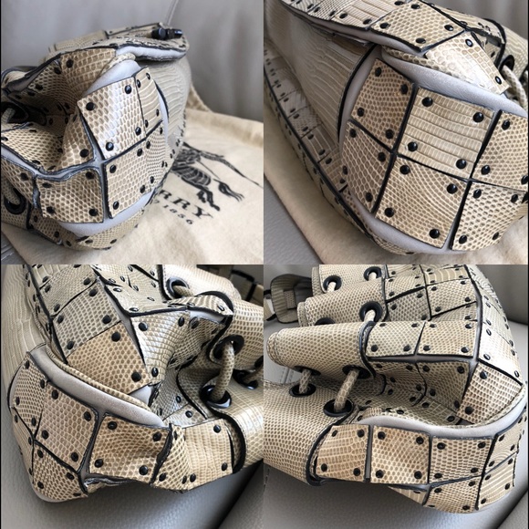Burberry Prorsum Lizard Warrior Hobo 2008 IT BAG - Picture 3 of 8